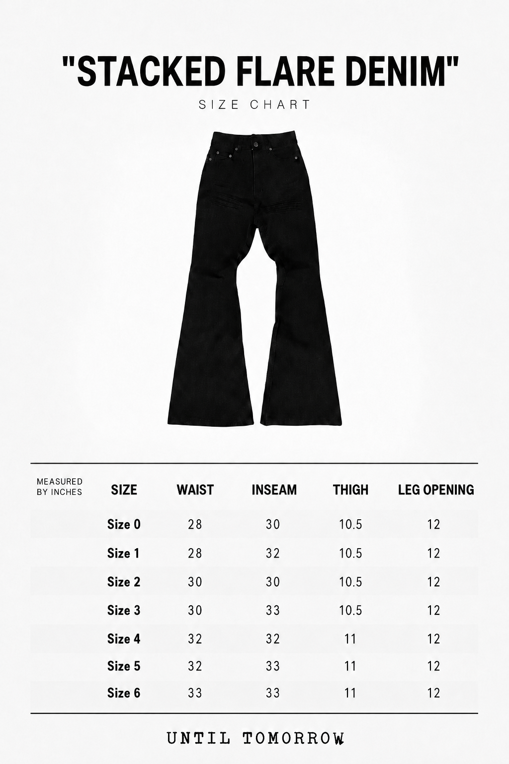 Stacked Flare Denim