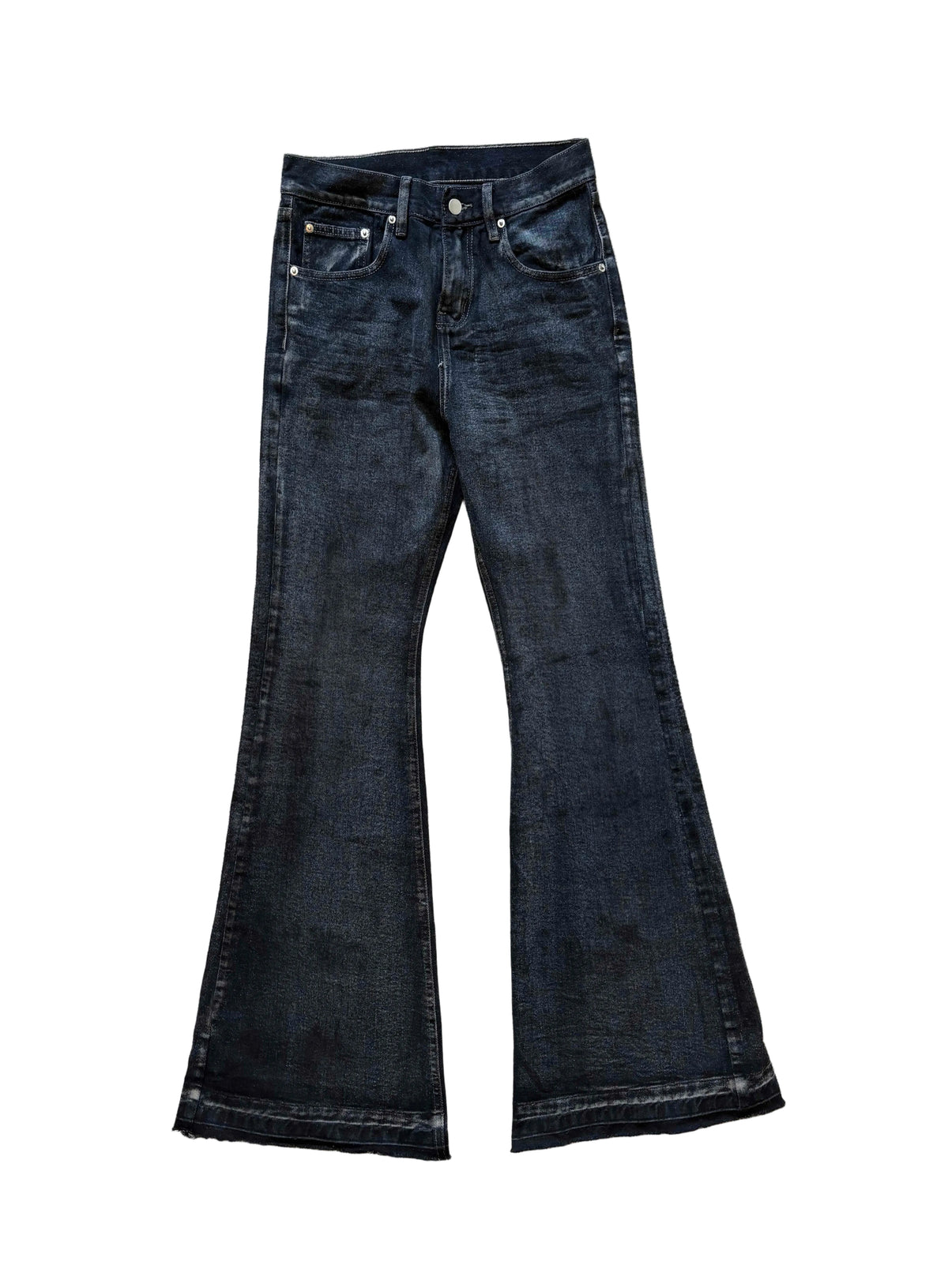 Washed Flare Denim