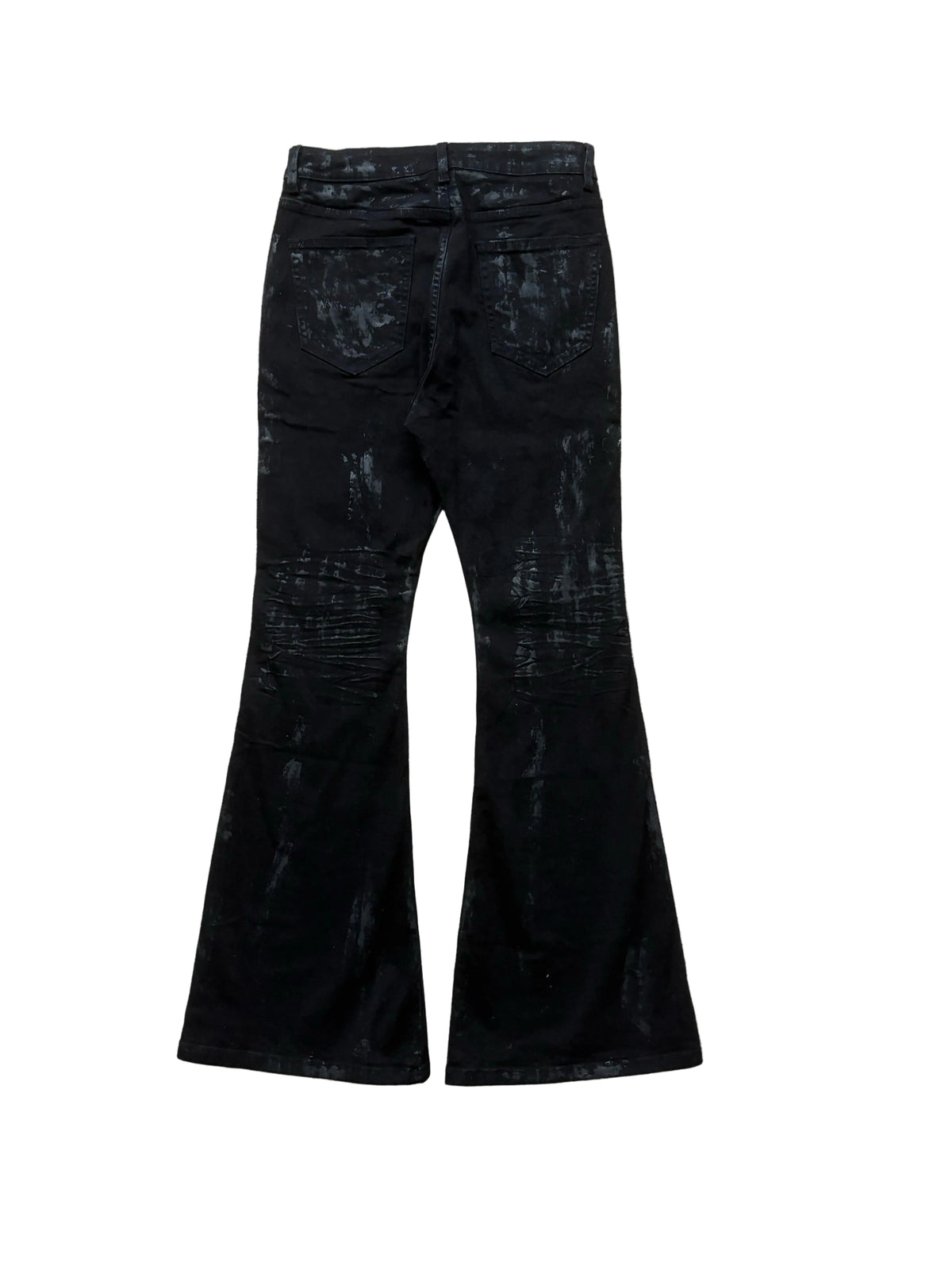 Hand-waxed Flare Denim